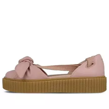 Кроссовки fenty x bow creeper sandal 'silver pink' Puma, серебряный