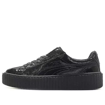Кроссовки fenty x creeper 'cracked leather' Puma, черный