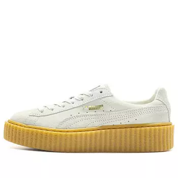 Кроссовки fenty x suede creepers 'star white' Puma, белый