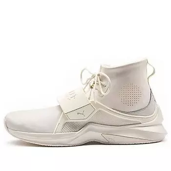 Кроссовки fenty x trainer high 'whisper white' Puma, белый
