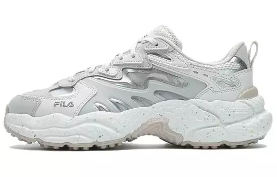 Кроссовки Fern Chunky женские низкие серый/белый Fila