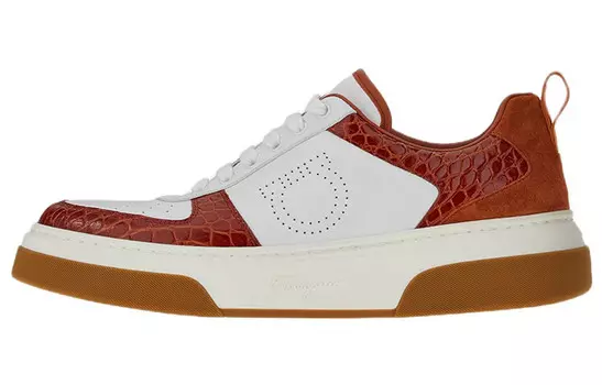 Кроссовки Ferragamo, красные/белые