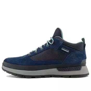 Кроссовки field trekker low waterproof 'blue' Timberland, синий