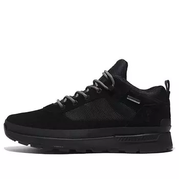 Кроссовки field trekker waterproof low sneaker 'black' Timberland, черный