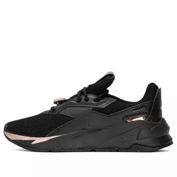 Кроссовки fier nitro metallic 'black rose gold' Puma, черный