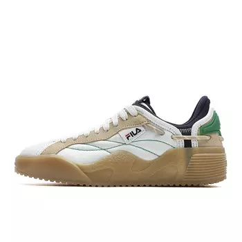 Кроссовки FILA ARTMOSPHERE Skateboarding Shoes Women's Low-top White/Black/Green/Yellow/Beige, бежевый