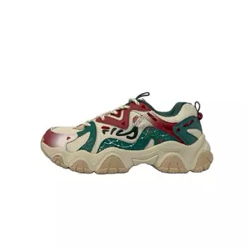 Кроссовки FILA Cat Claw Lifestyle Shoes Men Low-top Red/Green, цвет Jasper