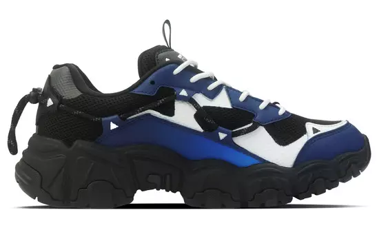 Кроссовки FILA Cat Claw Lifestyle Shoes Men Low-top Blue/Black, синий
