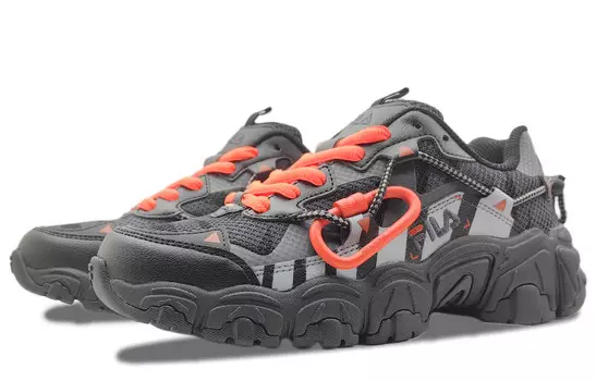 Кроссовки FILA Cat Claw Lifestyle Shoes Unisex Low-top Black/grey, черный