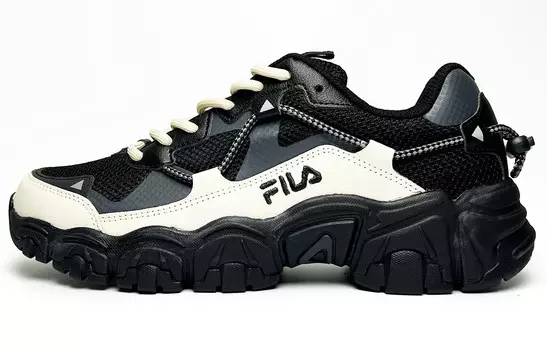 Кроссовки FILA Cat Claw Lifestyle Shoes Unisex Low-top Black/white, черный/белый