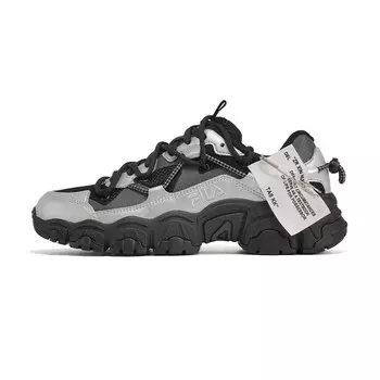 Кроссовки FILA Cat Claw Lifestyle Shoes Unisex Low-top Black/silver, черный/серебряный
