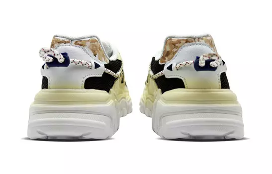 Кроссовки FILA Cat Claw Lifestyle Shoes Unisex Low-top White/yellow/black, светло-желтый