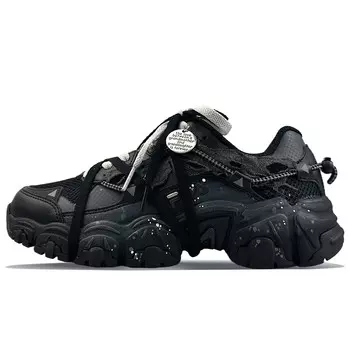 Кроссовки FILA Cat Claw Lifestyle Shoes Unisex Low-top Gray, черный