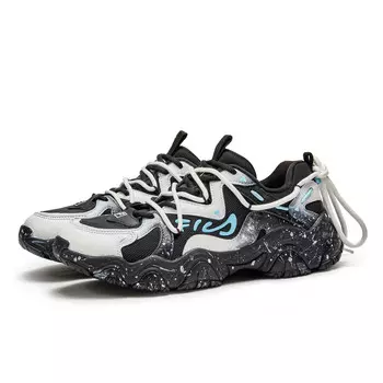 Кроссовки FILA Cat Claw Lifestyle Shoes Women's Low-top University Blue/Black/White, синий