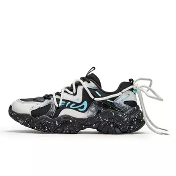 Кроссовки FILA Cat Claw Lifestyle Shoes Women's Low-top Black/White/Gray, черный/белый/серый