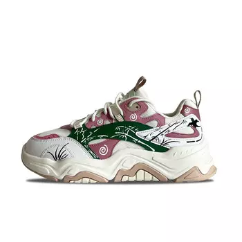 Кроссовки FILA Collina Lifestyle Shoes Women's Low-top Pink/Green, розовый