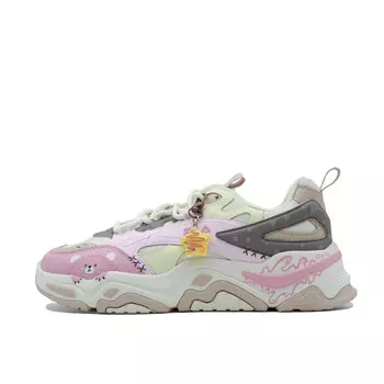 Кроссовки FILA Collina Lifestyle Shoes Women's Low-top White/pink, розовый