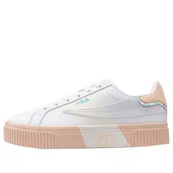 Кроссовки fila court deluxe platform sneakers white/pink Fila Fusion, розовый