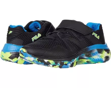 Кроссовки Fila Cybotic Strap Mashup, цвет Electric Blue Lemonade/Black/Safety Yellow