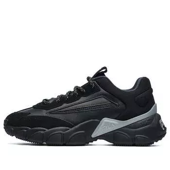 Кроссовки FILA Fashion Sneakers Low-Top Running Shoes 'Black Grey', черный