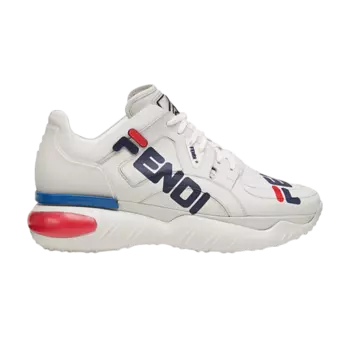 Кроссовки Fila Fendi x Nappa Leather Low Top 'White', белый