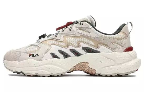 Кроссовки FILA Fern Chunky Sneakers Men Low-top Beige/Green, зеленый