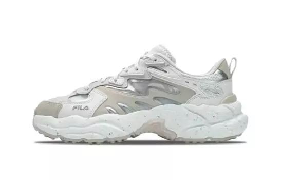 Кроссовки FILA Fern Chunky Sneakers Women's Low-top Yellow, белый