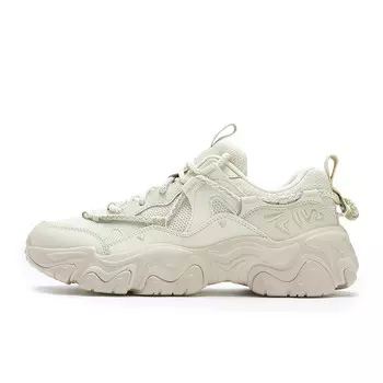 Кроссовки FILA FLUID 5 Lifestyle Shoes Women's Low-top Ancient White/Happy Pistachio Yellow, желтый
