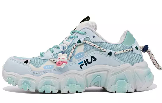 Кроссовки FILA Fluid Lifestyle Shoes Unisex Low-top Blue/Green, голубой