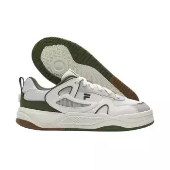 Кроссовки FILA FUSION BANK II Skateboarding Shoes Men Low-top Cream White/Antarctic Gray, слоновая кость