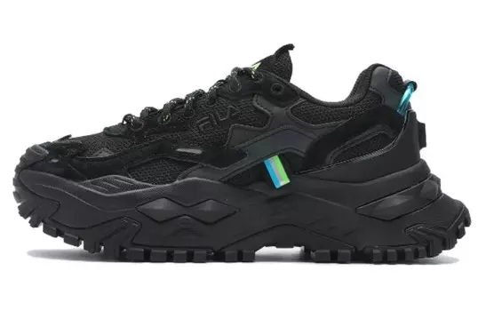Кроссовки FILA FUSION Bianco Chunky Sneakers Women's Low-top Black, черный