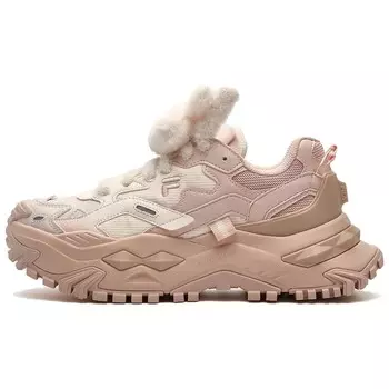 Кроссовки FILA FUSION Bianco Chunky Sneakers Women's Low-top Pink, розовый