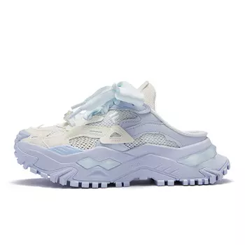 Кроссовки FILA FUSION Bianco Lifestyle Shoes Women's Low-top Milk White/Sunlight Blue, голубой