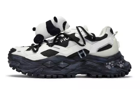 Кроссовки FILA FUSION Bianco Lifestyle Shoes Women's Low-top Black/white, черный/белый