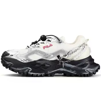 Кроссовки FILA FUSION Bianco Lifestyle Shoes Women's Low-top, серебряный