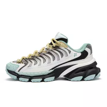 Кроссовки FILA FUSION BRACKET Lifestyle Shoes Women's Low-top Standard White/alloy Gray, белый