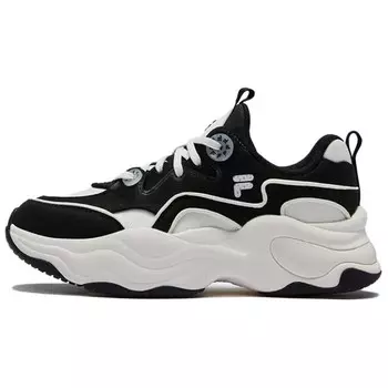 Кроссовки FILA FUSION Bubble Lifestyle Shoes Women's Low-top Black/White, черный/белый