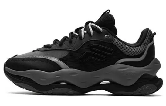 Кроссовки FILA FUSION Cheese Lifestyle Shoes Men Low-top Black/Gray, черный