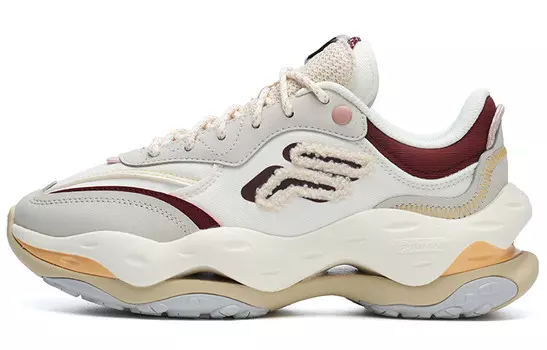 Кроссовки FILA FUSION Cheese Lifestyle Shoes Women's Low-top White/Purple, фиолетовый