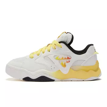 Кроссовки FILA FUSION Kick 2.0 Skateboarding Shoes Women's Low-top White/yellow, желтый