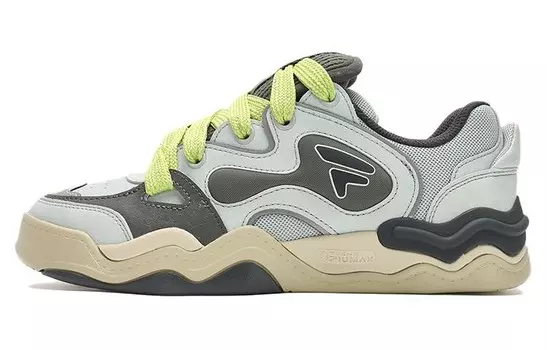 Кроссовки FILA FUSION KICK Wave Bottom Sneakers Skateboarding Shoes Women's Low-top Gray, серый