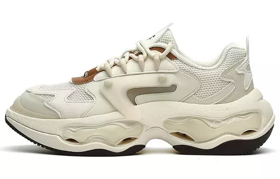 Кроссовки FILA FUSION Nebula Chunky Sneakers Women's Low-top Beige/White/Brown, белый