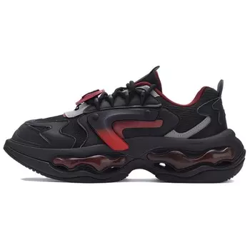 Кроссовки FILA FUSION Nebula Lifestyle Shoes Men Low-top Black/Merlot, черный