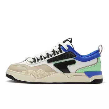 Кроссовки FILA FUSION Nollie Skateboarding Shoes Men Low-top White/Green/Blue/Brown, коричневый