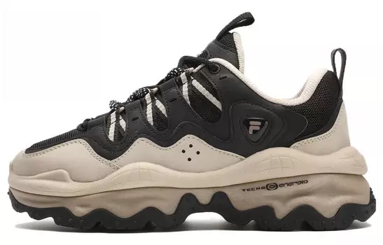 Кроссовки FILA FUSION QD 96 DX Chunky Sneakers Women's Low-top Black/yellow, черный/желтый