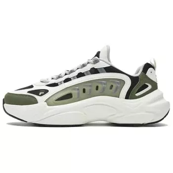 Кроссовки FILA FUSION SKY TRAIL DX Fishbone Head Chunky Sneakers Men Low-top White, Green, Black, Gray, белый