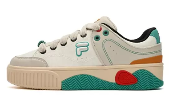 Кроссовки FILA FUSION STACK Skateboarding Shoes Women's Low-top, коричневый