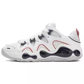 Кроссовки FILA FUSION VERTICAL Vintage Basketball Shoes Men Low-top White/Red, белый/красный