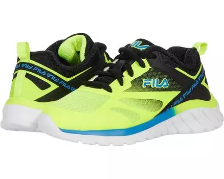 Кроссовки Fila Galaxia 3, цвет Safety Yellow/Black/Electric Blue Lemonade
