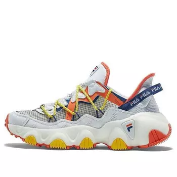 Кроссовки fila jagger vntg running shoes gs yellow/white/orange Fila Fusion, белый